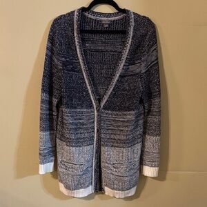Women's Blue 100% cotton Knit Sweater